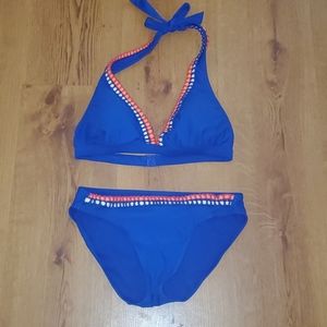 Seekers Australia two piece blue size 6